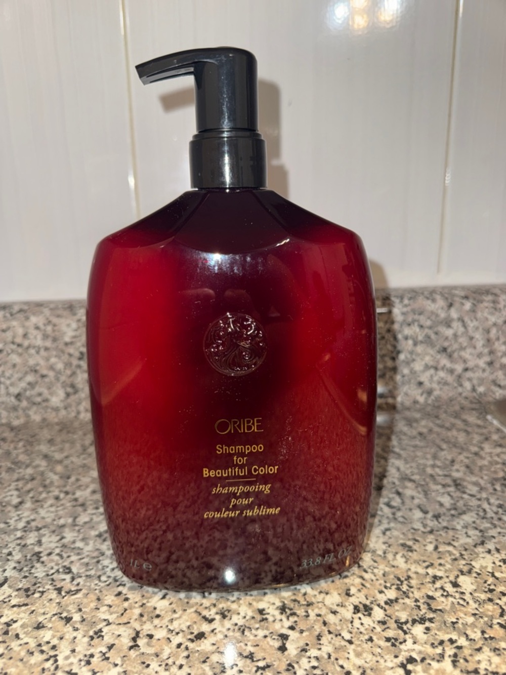 Oribe Shampoo for Color Protection - Deep Red Bottle with Black Pump 33.8oz